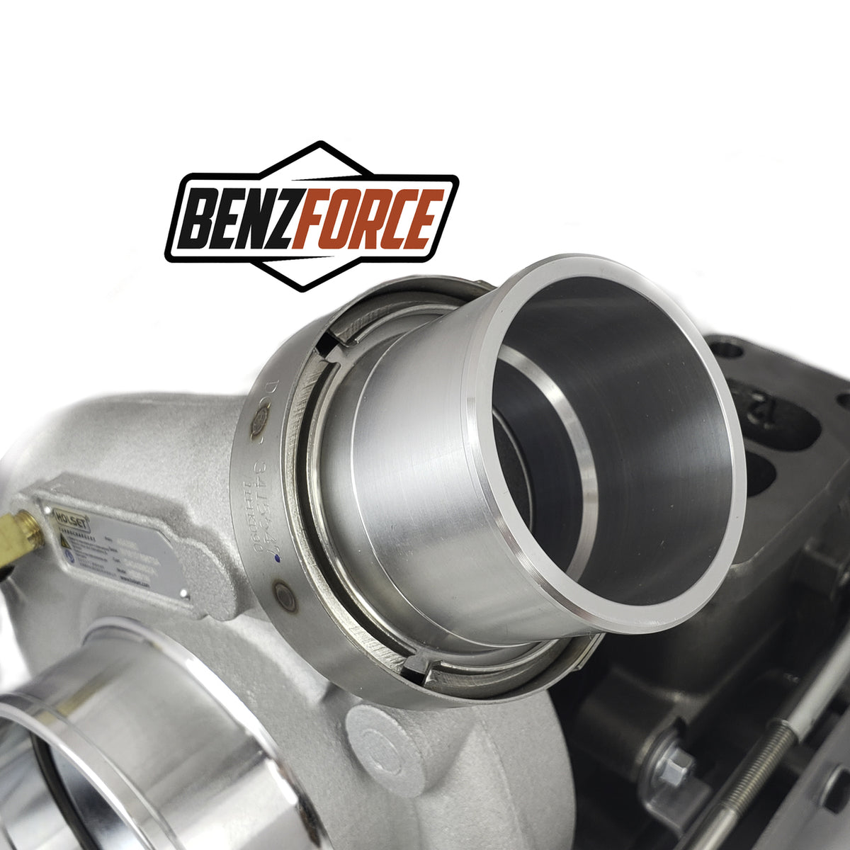 Compressor v-band adapter for Holset - 74mm