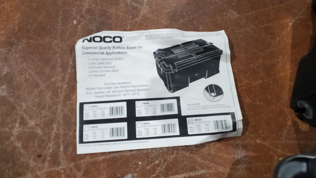 NOCO HM-426 Dual 6V Commercial Grade Battery Box