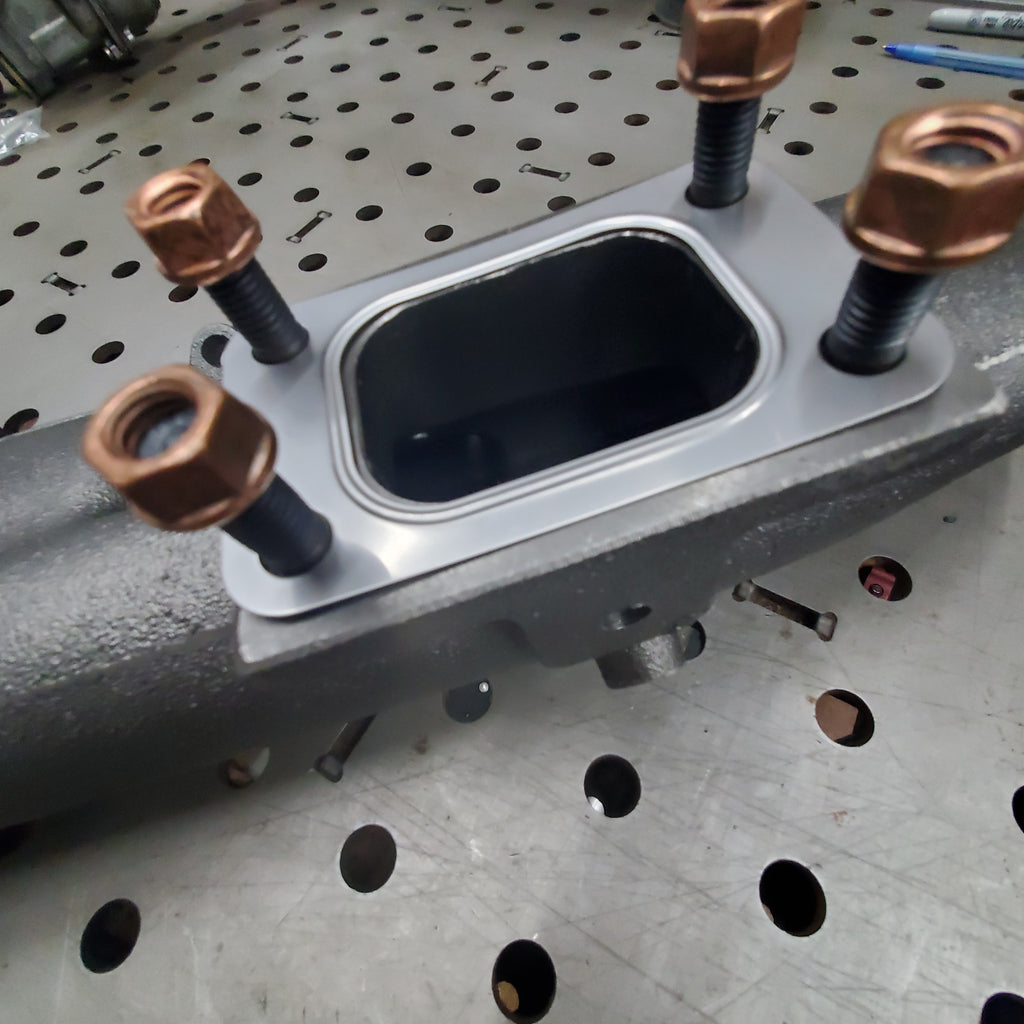 om606 T3 Turbo Exhaust Manifold - T3, Open Scroll