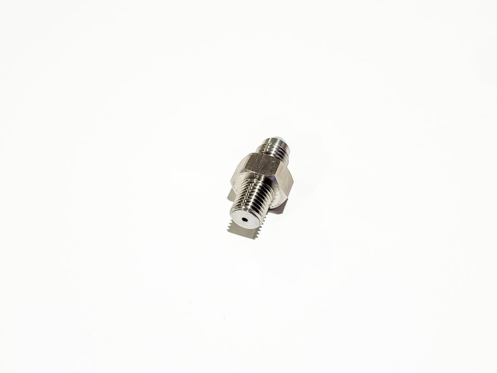 M10x1.25 to 4AN Turbo Feed Fitting - Restricted 1.68mm - HE200, HE221