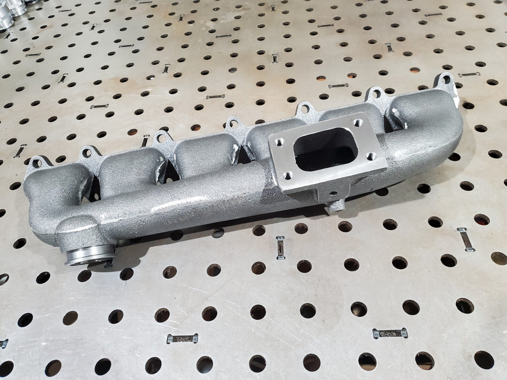 om606 T3 Turbo Exhaust Manifold - T3, Open Scroll